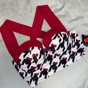 NWT Hello Kitty Bustier